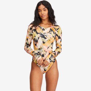 Billabong Wave Tribe Long Sleeve Swimsuit size L NWT